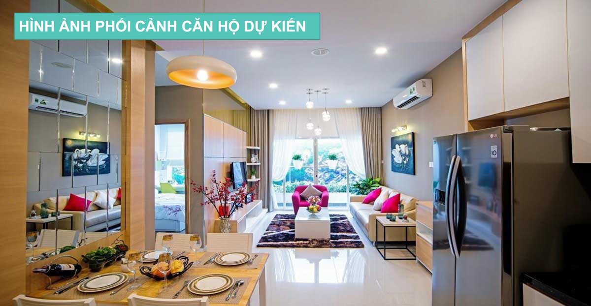 Bàn ăn Căn hộ Nhà ở xã hội Central Apartment Kinh Dương Vương