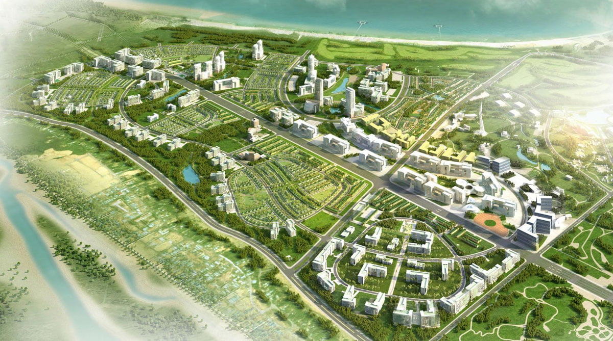 Bản đồ Tổng thể Khu đô thị du lịch sinh thái Nhơn Hội New City