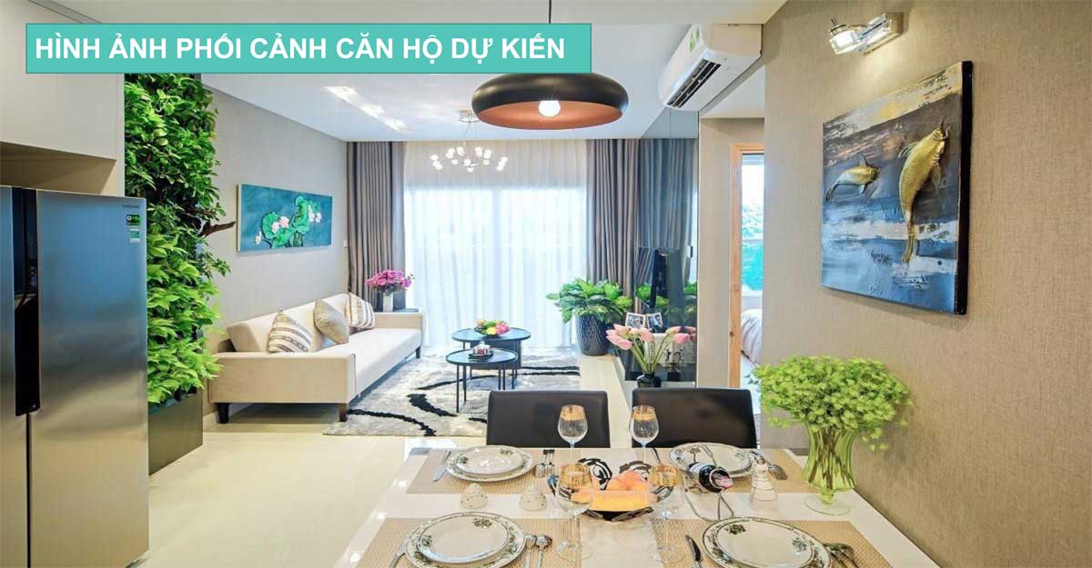 Phòng Khách Căn hộ Nhà ở xã hội Central Apartment Kinh Dương Vương