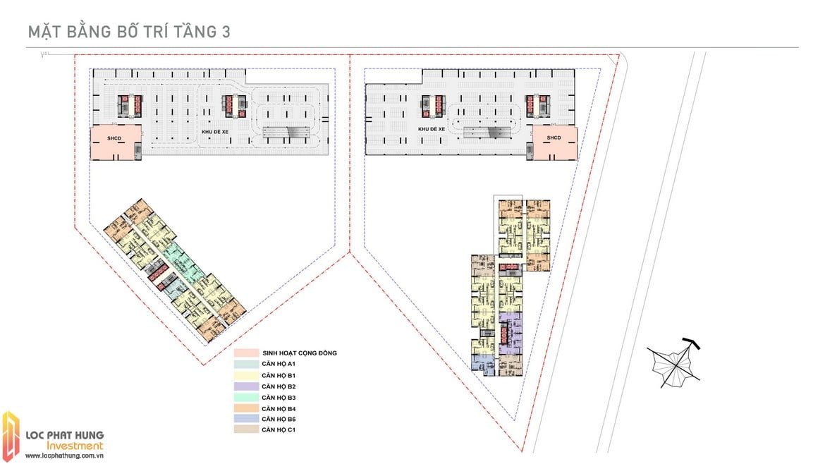 Mặt bằng Tầng 3 Aio City