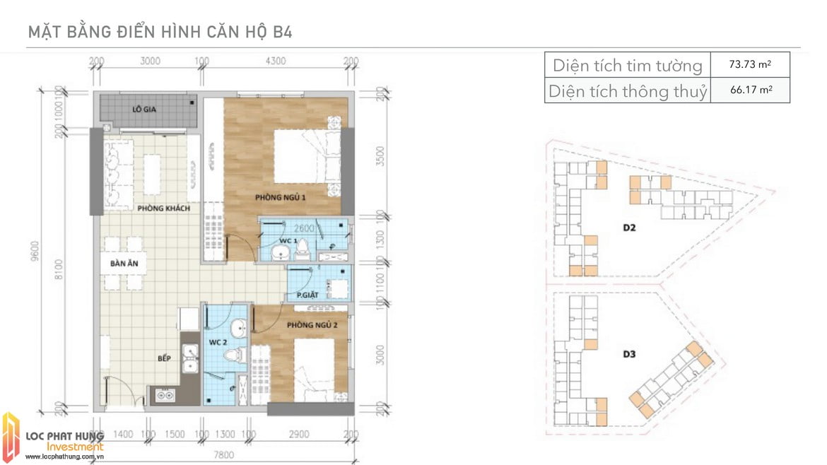 Thiết kế căn B4 Aio Bình Tân