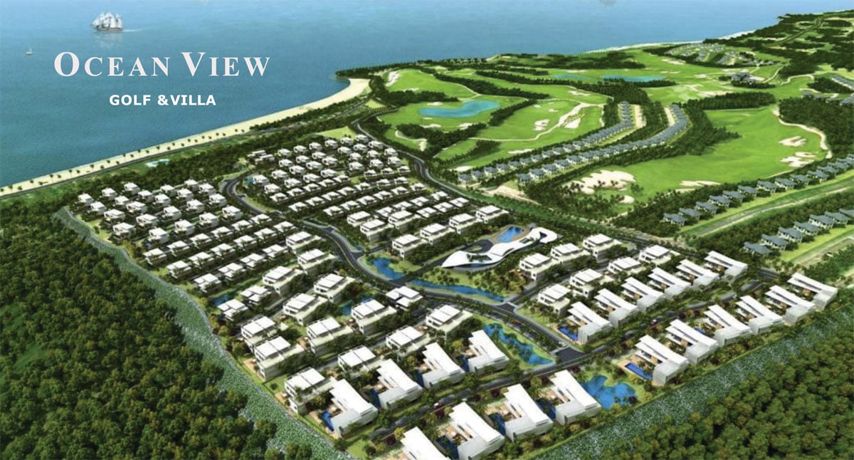 Phối cảnh Dự án Ocean View Golf & Villas