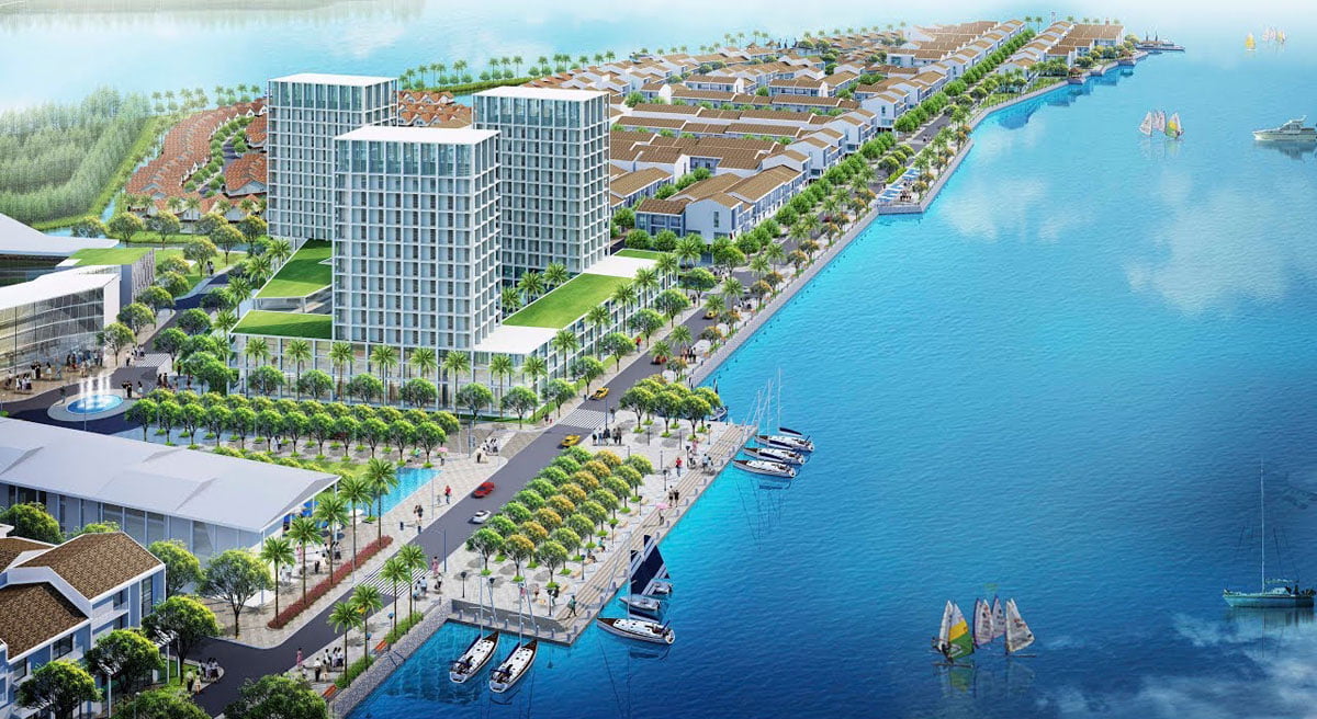 Phối cảnh Dự án Khu đô thị Phố biển Marine City