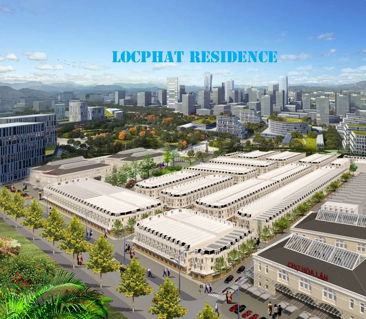 Phối cảnh dự án Lộc phát Residence