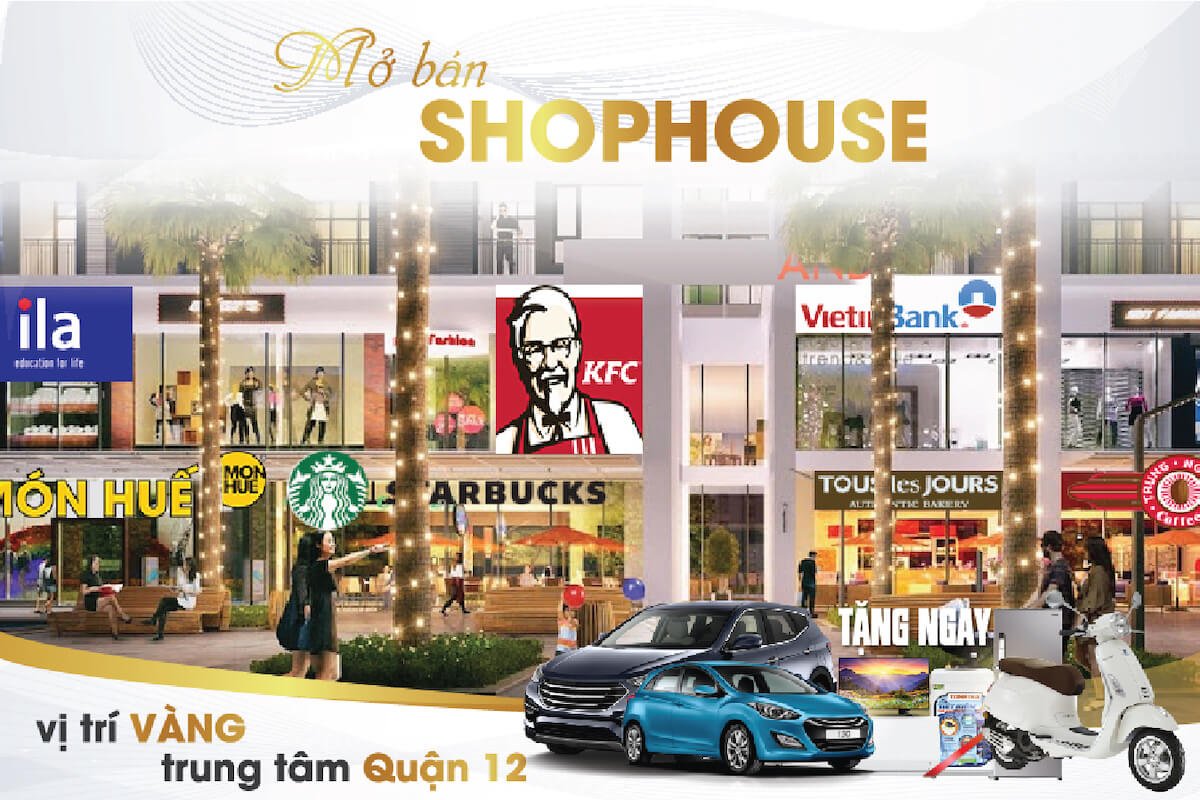 shophouse dự án The parkland