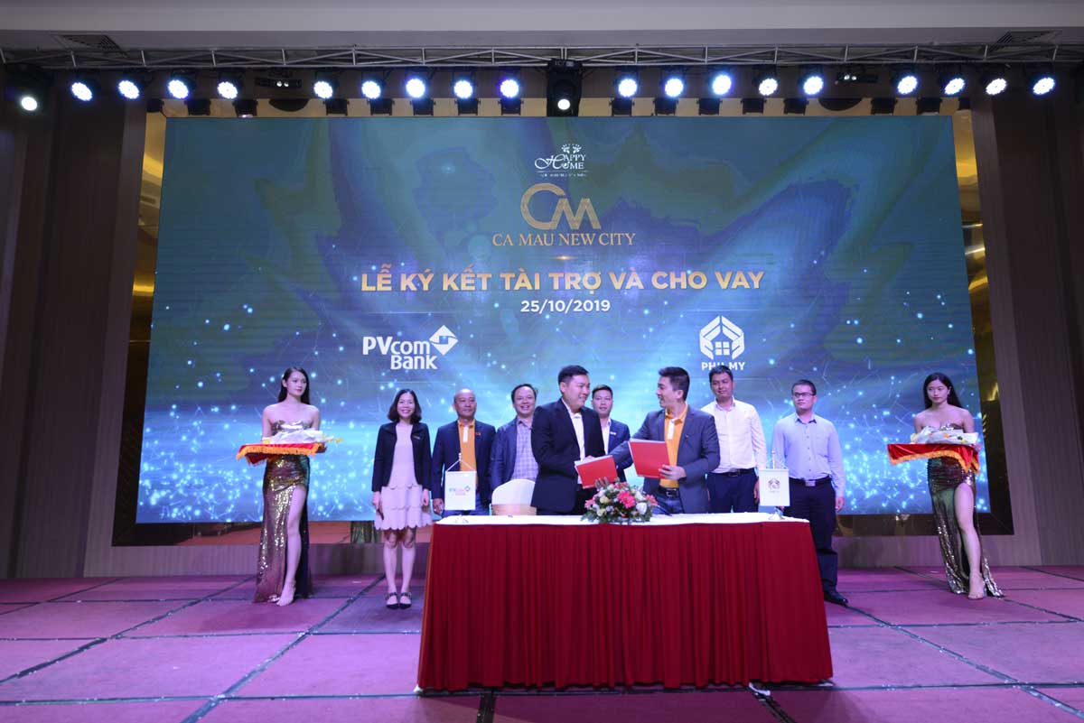 Lễ ký kết hỗ trợ cho vay Dự án Khu đô thị Cà Mau New City