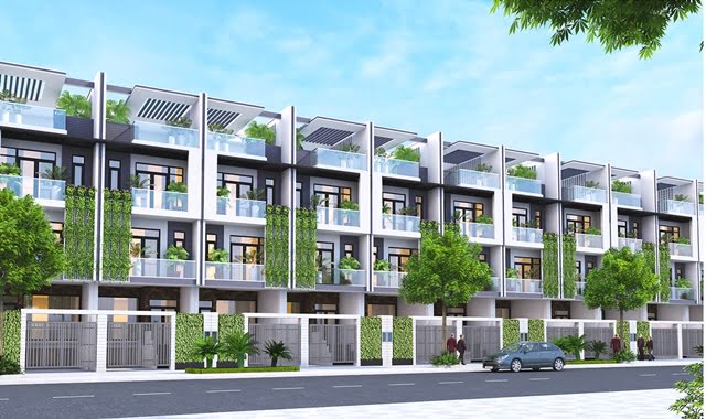 Phối cảnh Nhà phố Khu Dân Cư D-VILLAGE Thủ Đức