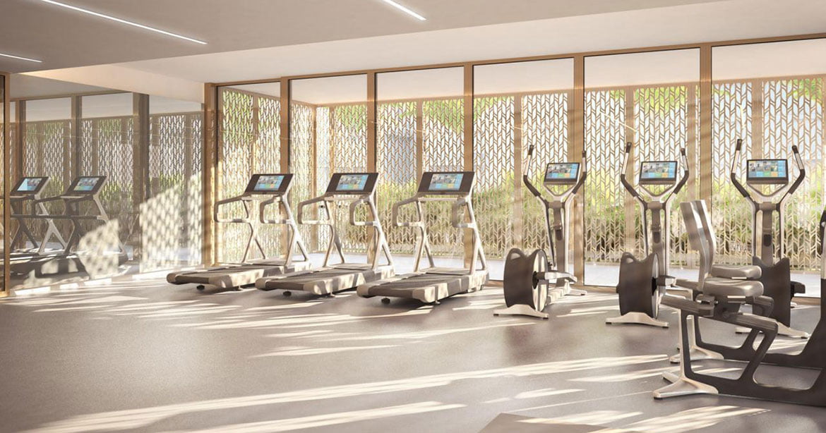 Khu vực Gym hiện đại condotel Aria Đà Nẵng Hotels and Resorts