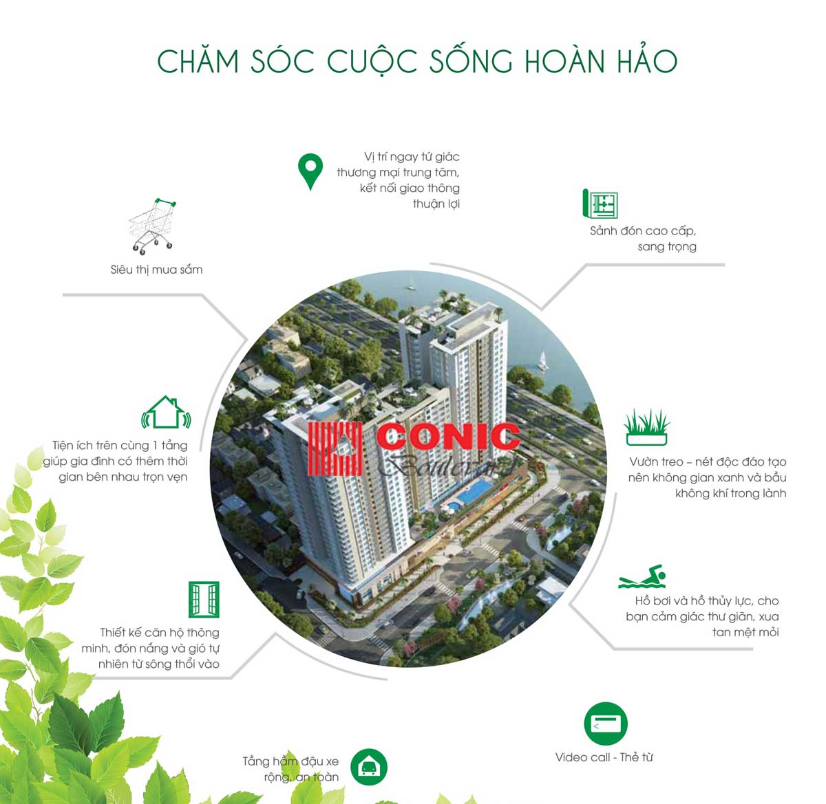 Tiện ích nội khu Dự án Căn hộ Chung cư Conic Boulevard Quận 6