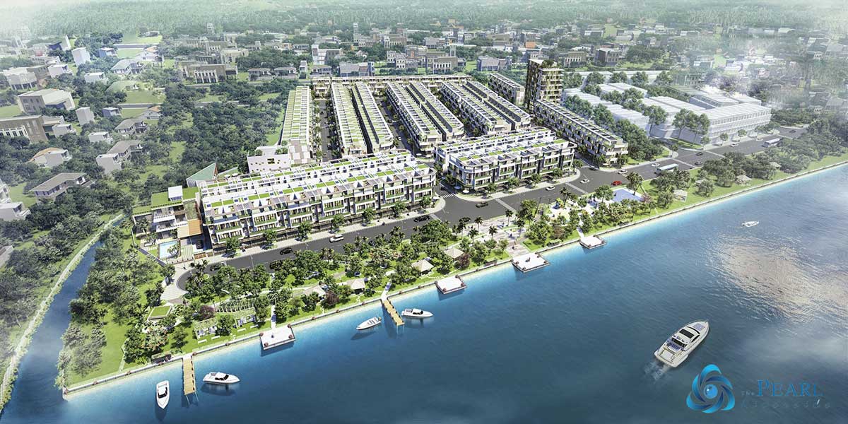 Phối cảnh Dự án Nhà Phố – Biệt thự The Pearl Riverside Bến Lức Long An