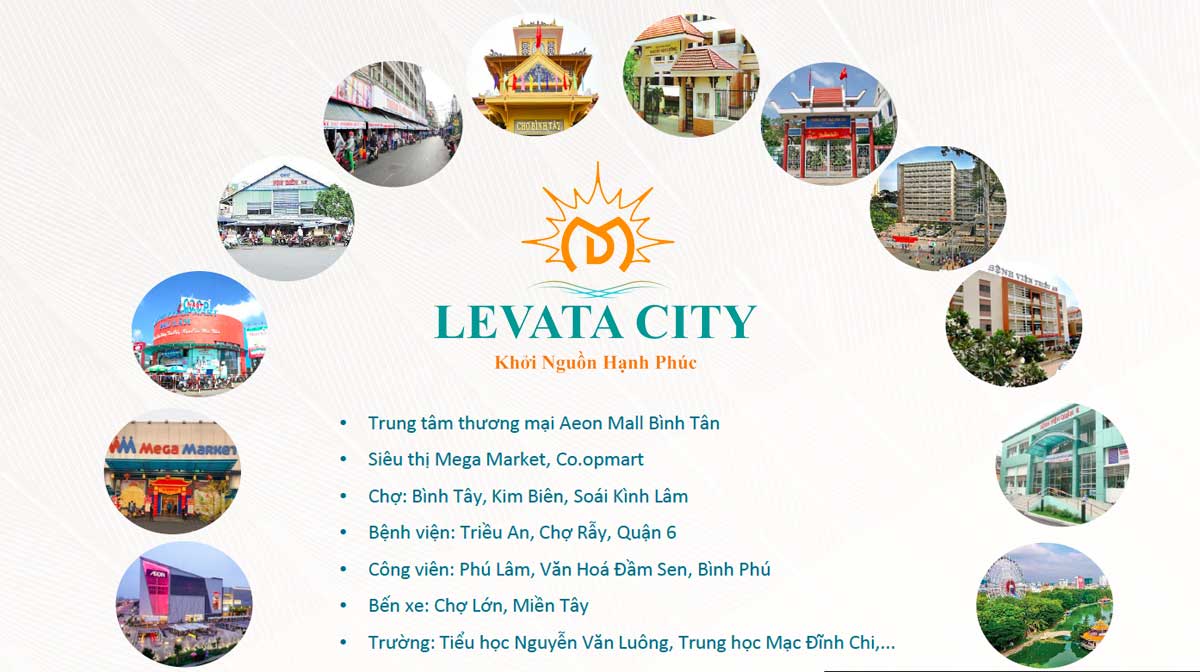 Tiện ích ngoại khu Nhà Phố Levata City Bình Tân