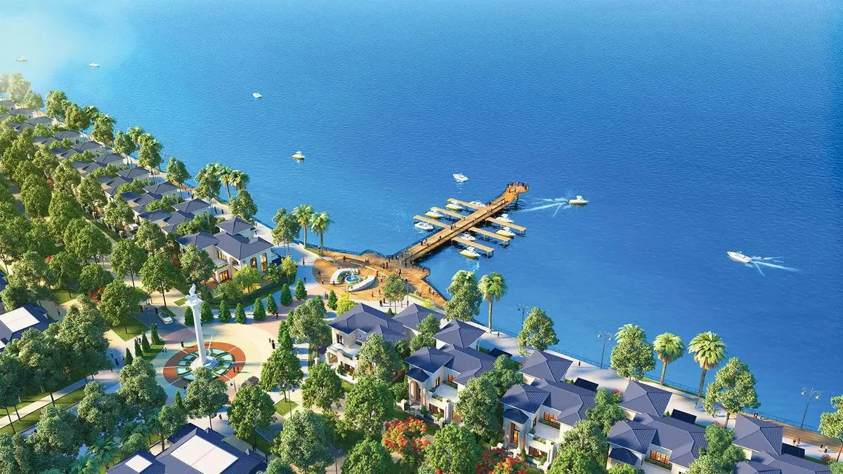 Bãi biển trong xanh tại Vinhomes Cần Giờ